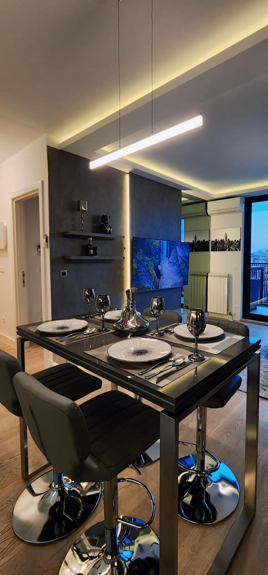 Belgrade Waterfront 16Th Fl Lux Apt. W/ City View 外观 照片